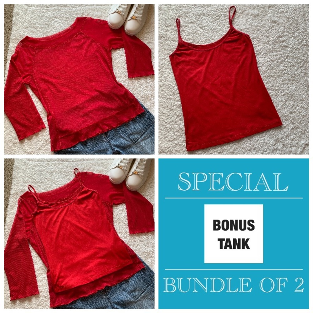 🆓 SOLD EUC Vintage Suzanne’s Breezy Red Bonus Bundle!